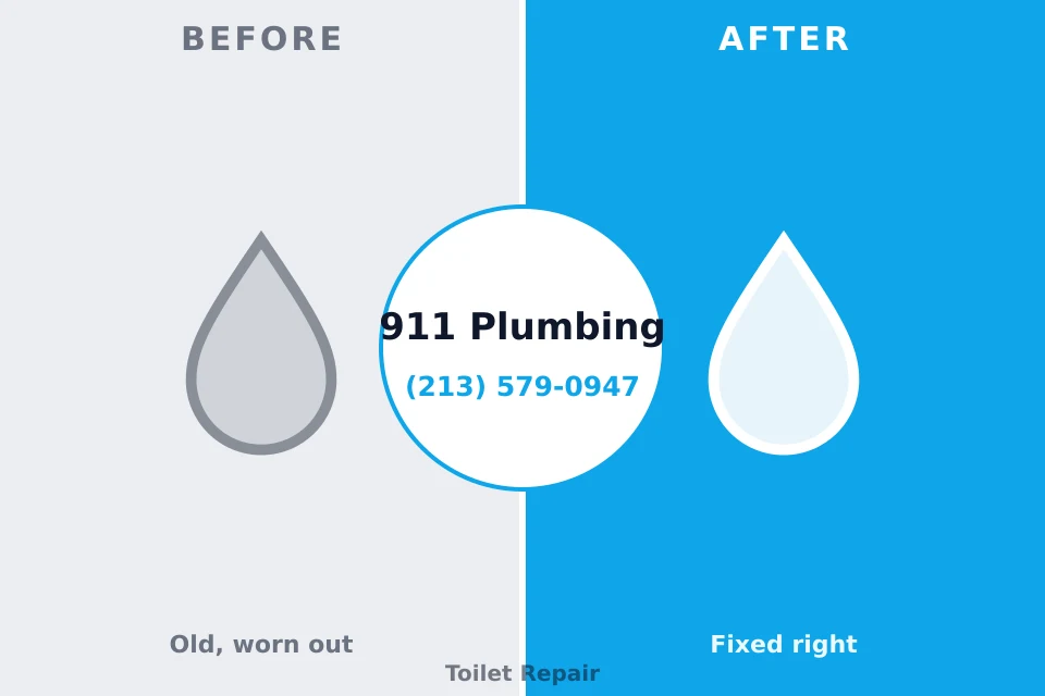 Before and after: plumbing repair Falcon Lake Estates, TX